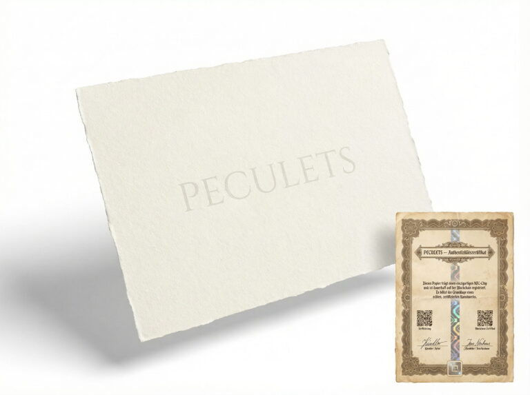 Peculets Spezialpapier — Einzelbogen Premium