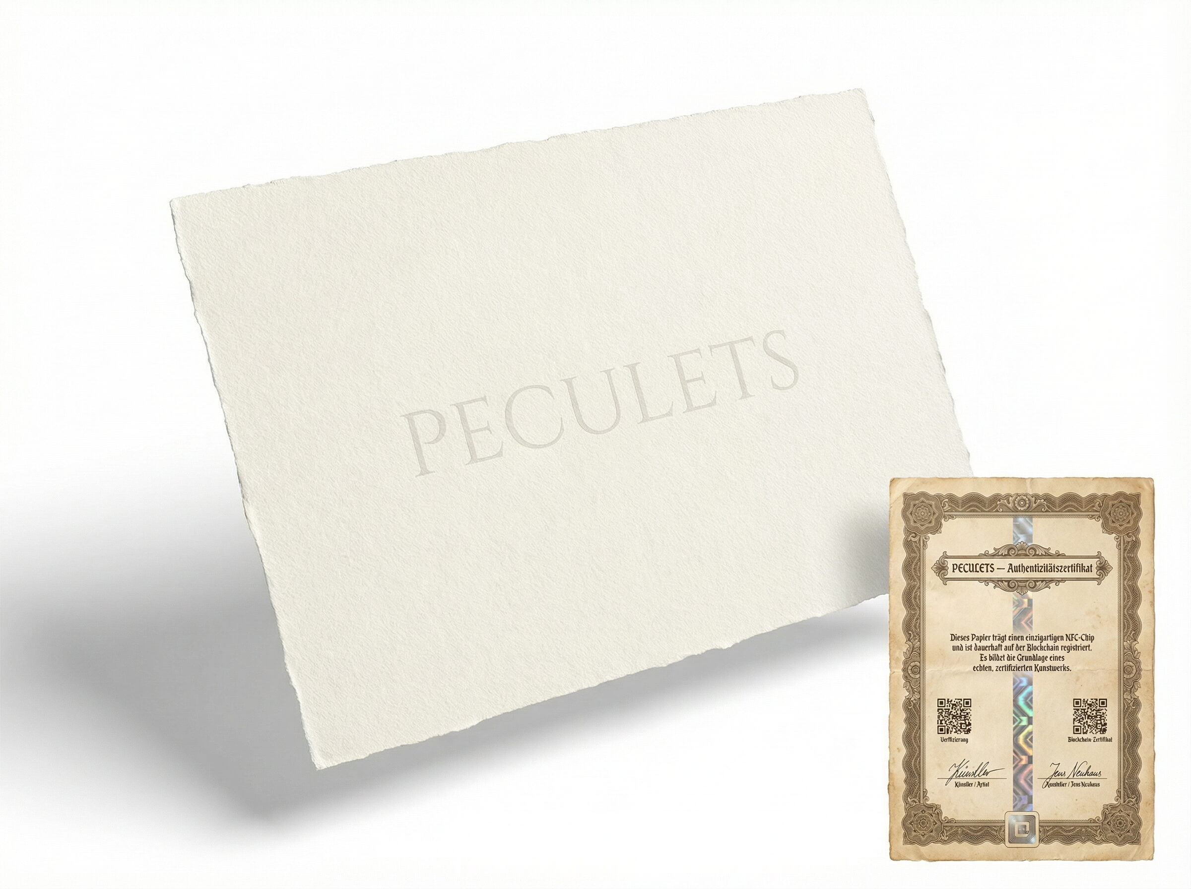 Peculets Spezialpapier — Einzelbogen Premium