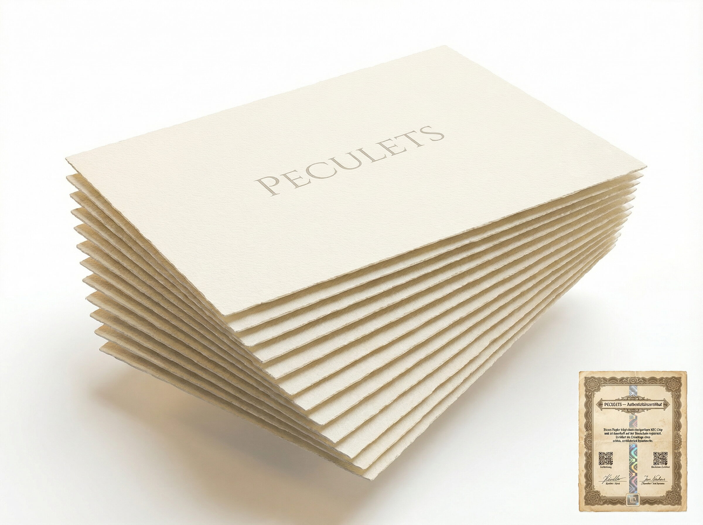 Peculets Spezialpapier — Künstler-Set (10 Bögen)